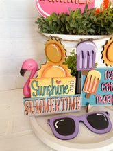 Load image into Gallery viewer, Hello Summer Tiered Tray