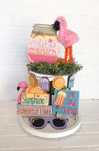 Load image into Gallery viewer, Hello Summer Tiered Tray