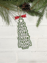 Load image into Gallery viewer, Personalized Family Tree Ornament