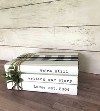 Load image into Gallery viewer, Personalized Book Stack