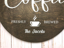 Load image into Gallery viewer, Personalized Coffee Bar Sign