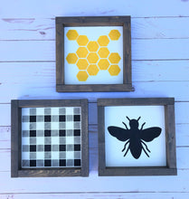Load image into Gallery viewer, 8x8 Bee Signs