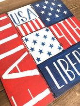 Load image into Gallery viewer, Patriotic Wood Sign