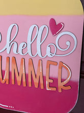 Load image into Gallery viewer, Hello Summer Door Hanger
