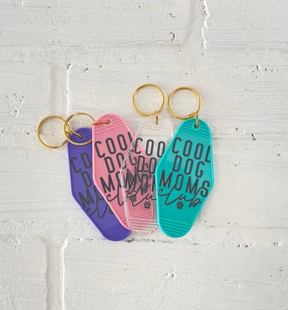 Motel Keychain COOL DOG MOMS club