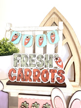 Load image into Gallery viewer, Primitive Bunnies and Carrots Decor Set

