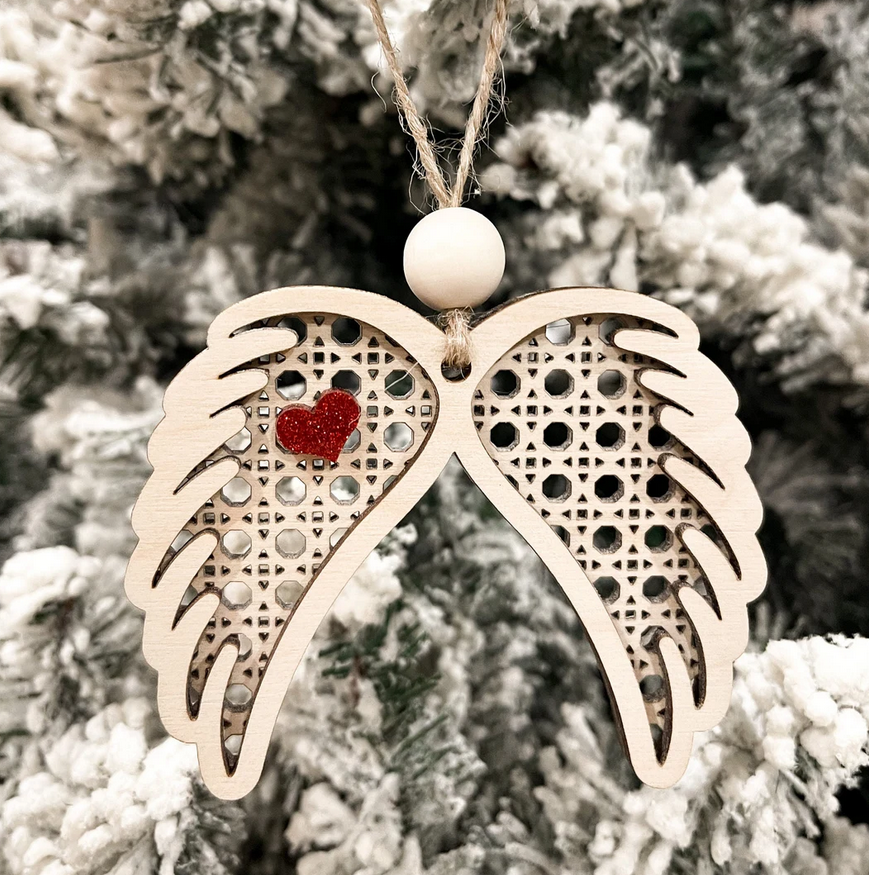 Memorial Angel Wing Ornament