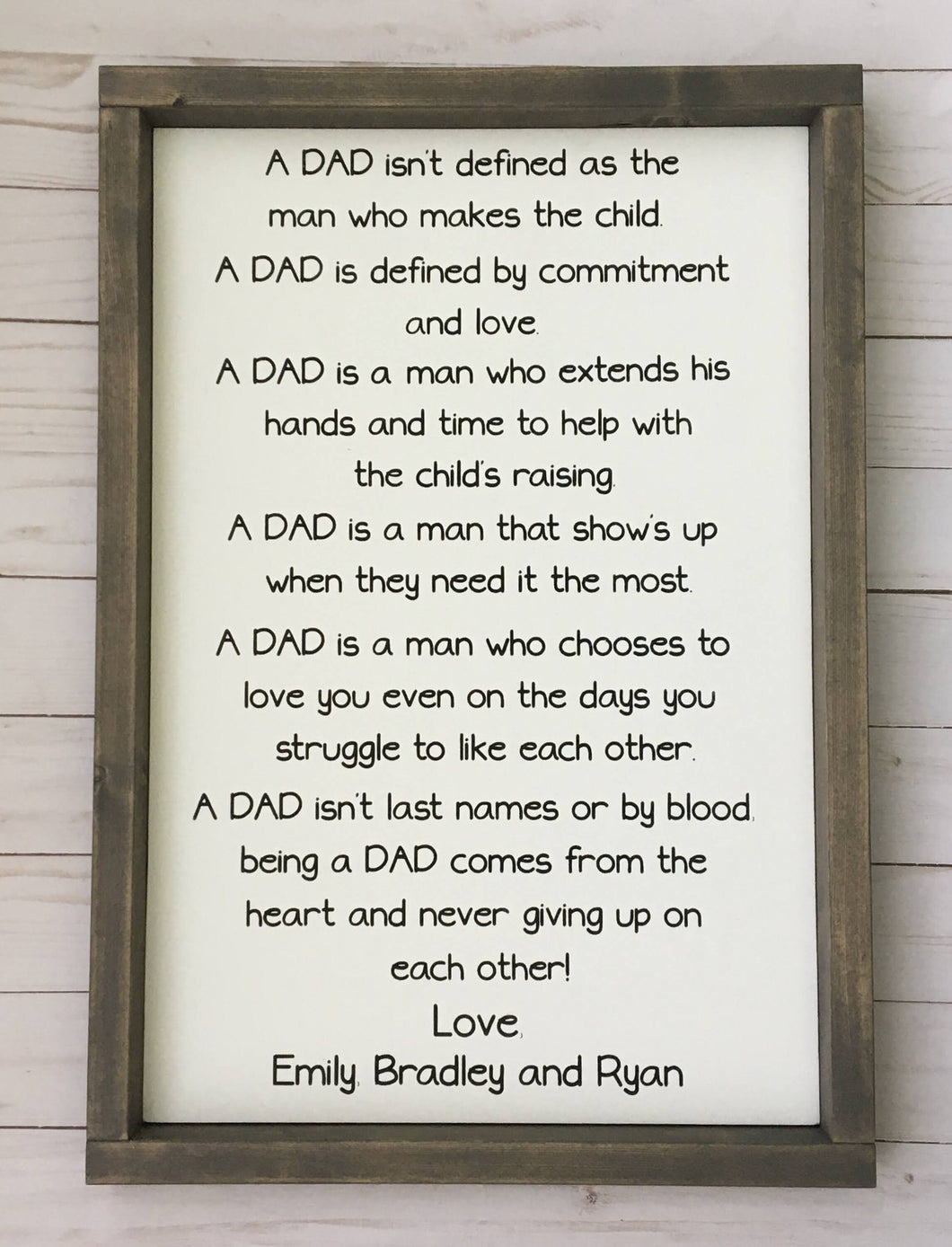 Step Dad Sign