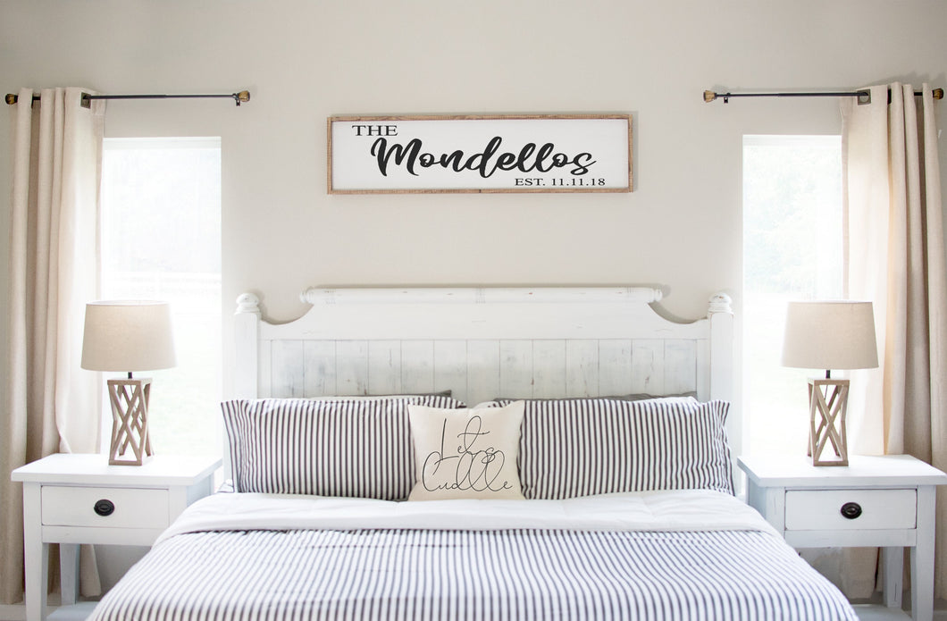 Bedroom Wall Sign