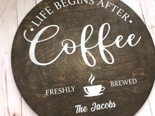 Load image into Gallery viewer, Personalized Coffee Bar Sign
