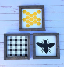 Load image into Gallery viewer, 8x8 Bee Signs
