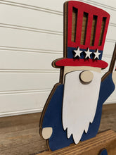 Load image into Gallery viewer, Patriotic Gnome Shelf Sitter
